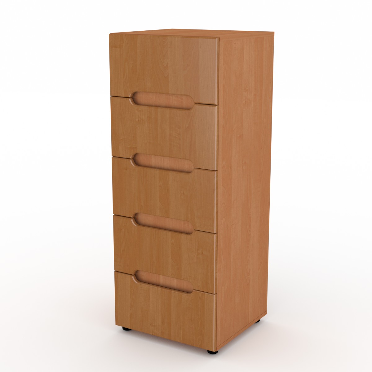 Комод для вещей Компанит МС 8 МДФ Ольха