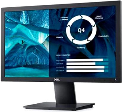 Монитор 20" DELL E2020H черный TN 1600x900 250 cd/m^2 5 ms VGA DisplayPort 2020-0674