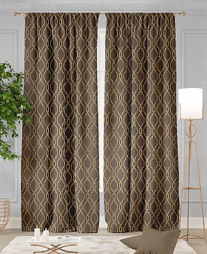 Комплект штор ТомДом Гаэли (мокко)