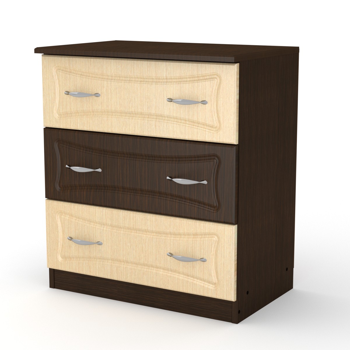 Комод для вещей Компанит 3А МДФ Венге комби