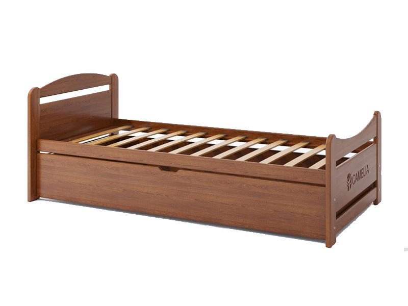Кровать Camelia Линария из массива бука 90х200 орех