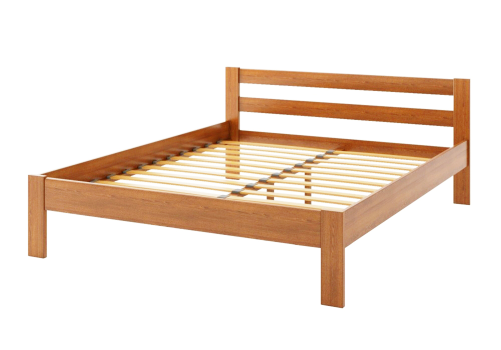 Кровать Camelia Альпина из массива сосны 140х200 натуральное дерево