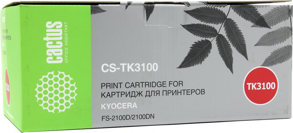 Cactus CS-TK3100для Kyocera Ecosys FS-2100D/2100DN (черный)