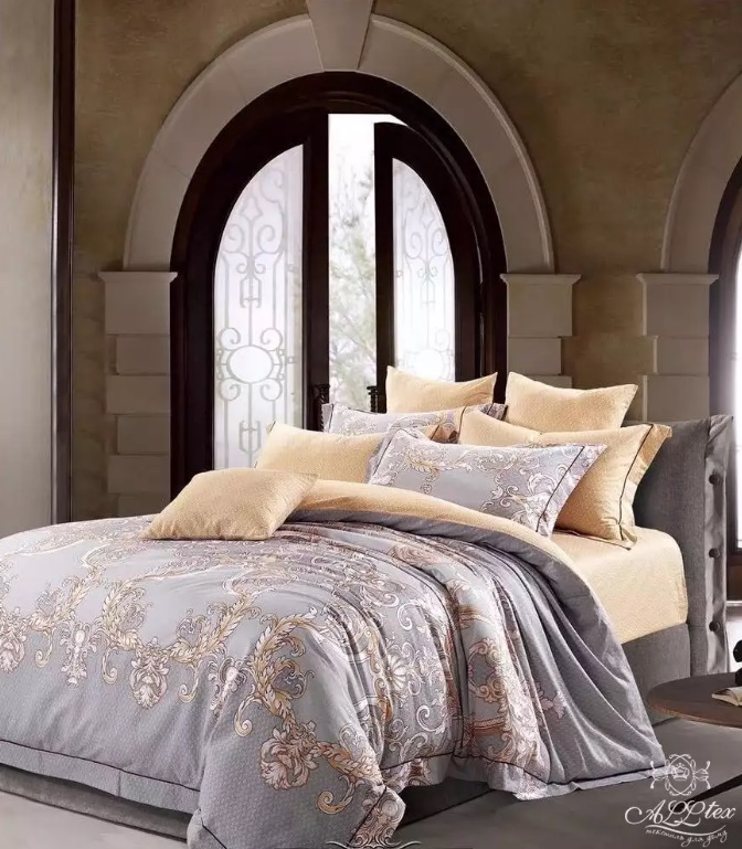 Комплект постельного белья Alltex Сатин евро