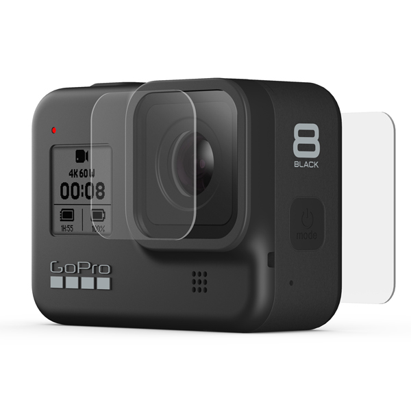 Защитные стекла для ЖК экрана GoPro HERO8 AJPTC-001 (Glass Screen Protector)