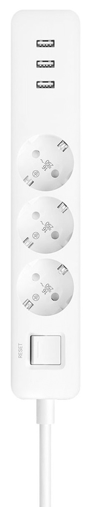 Удлинитель Xiaomi Mi Power Strip 3розетки 3 USB White (NRB4030GL)