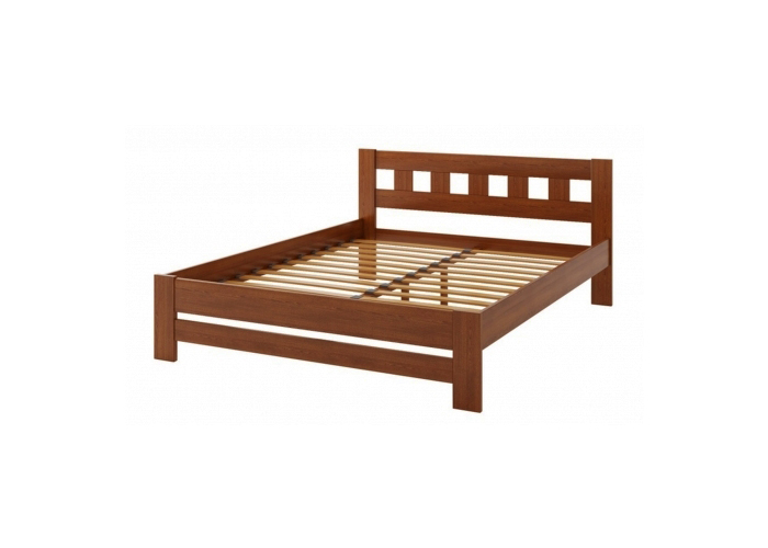 Кровать Camelia Сакура из массива сосны 180х200 орех