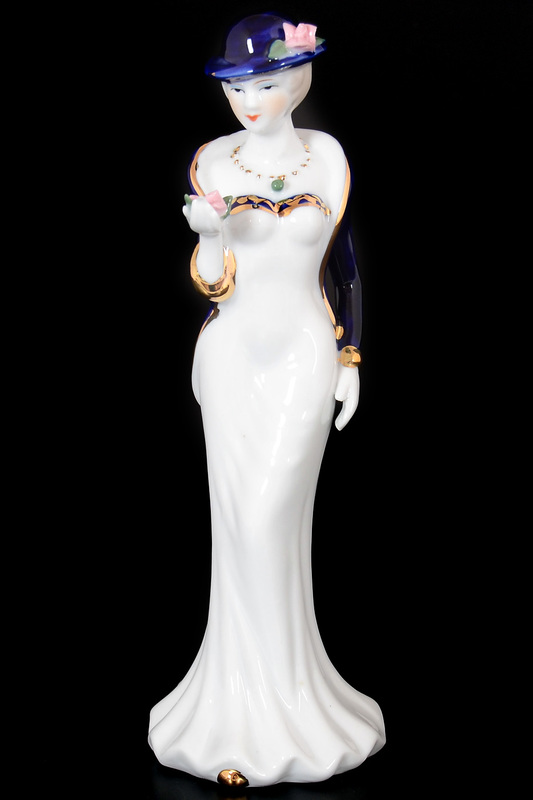 Статуэтка керамическая ROYAL CLASSICS 29063БЕЛЫЙ, СИНИЙ