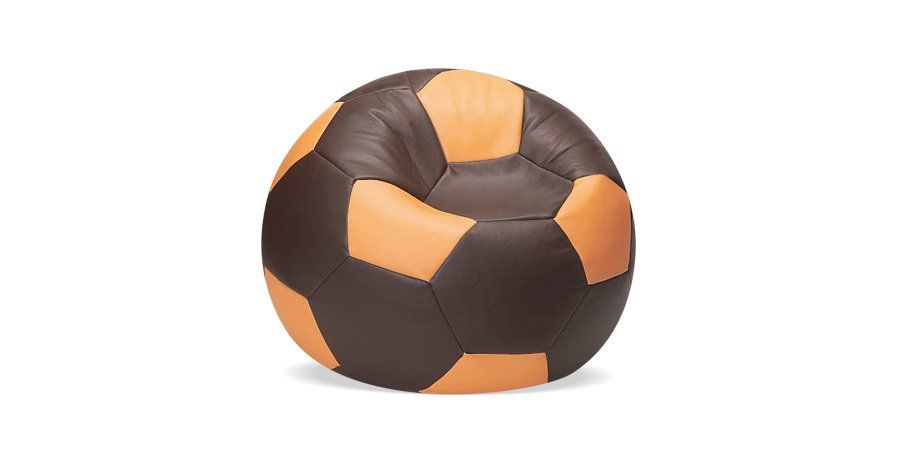 Пуф Ультра цвет Шоколадно-оранжевый