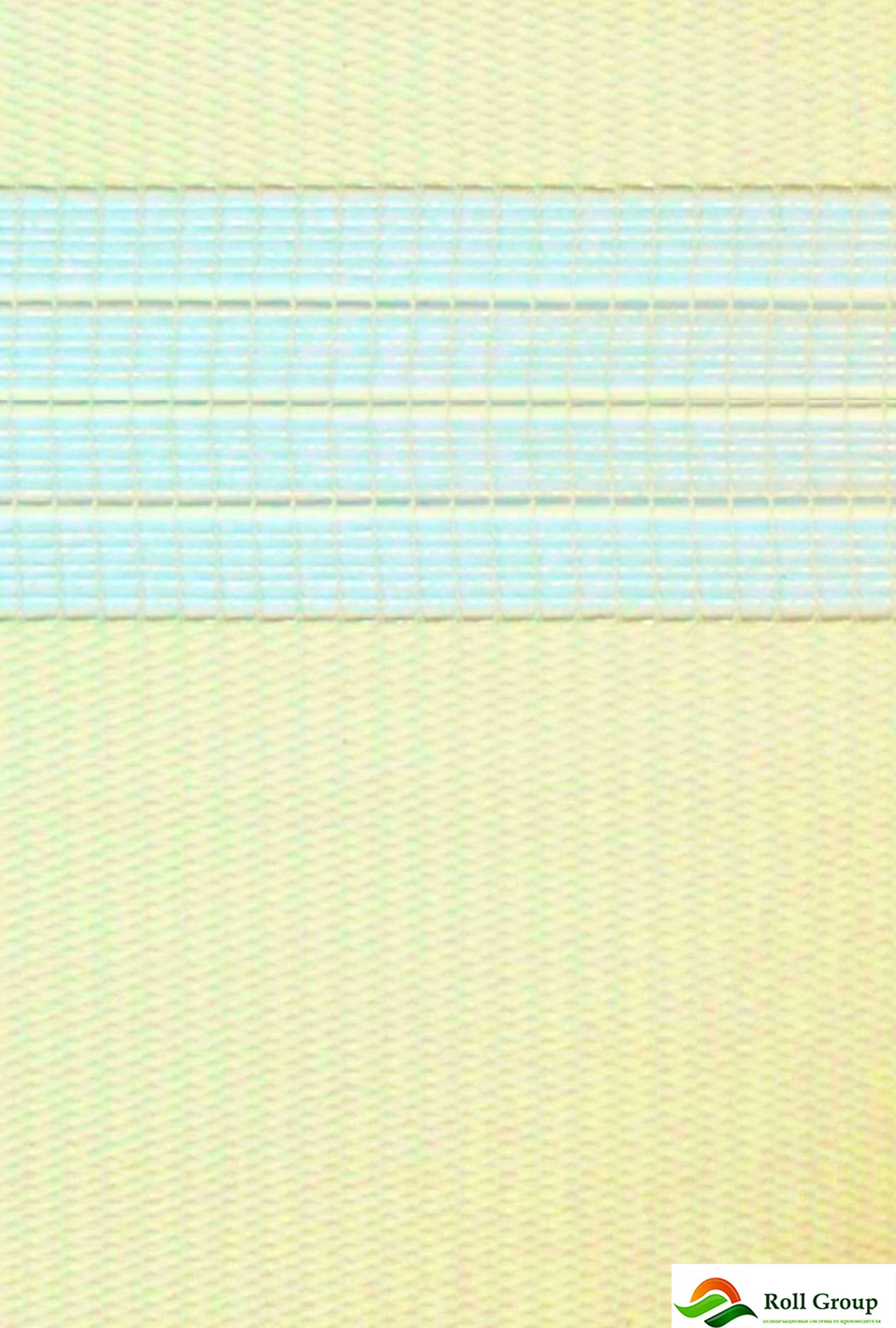 Ролета тканевая Roll Group День-ночь 120х165 Желтый 213