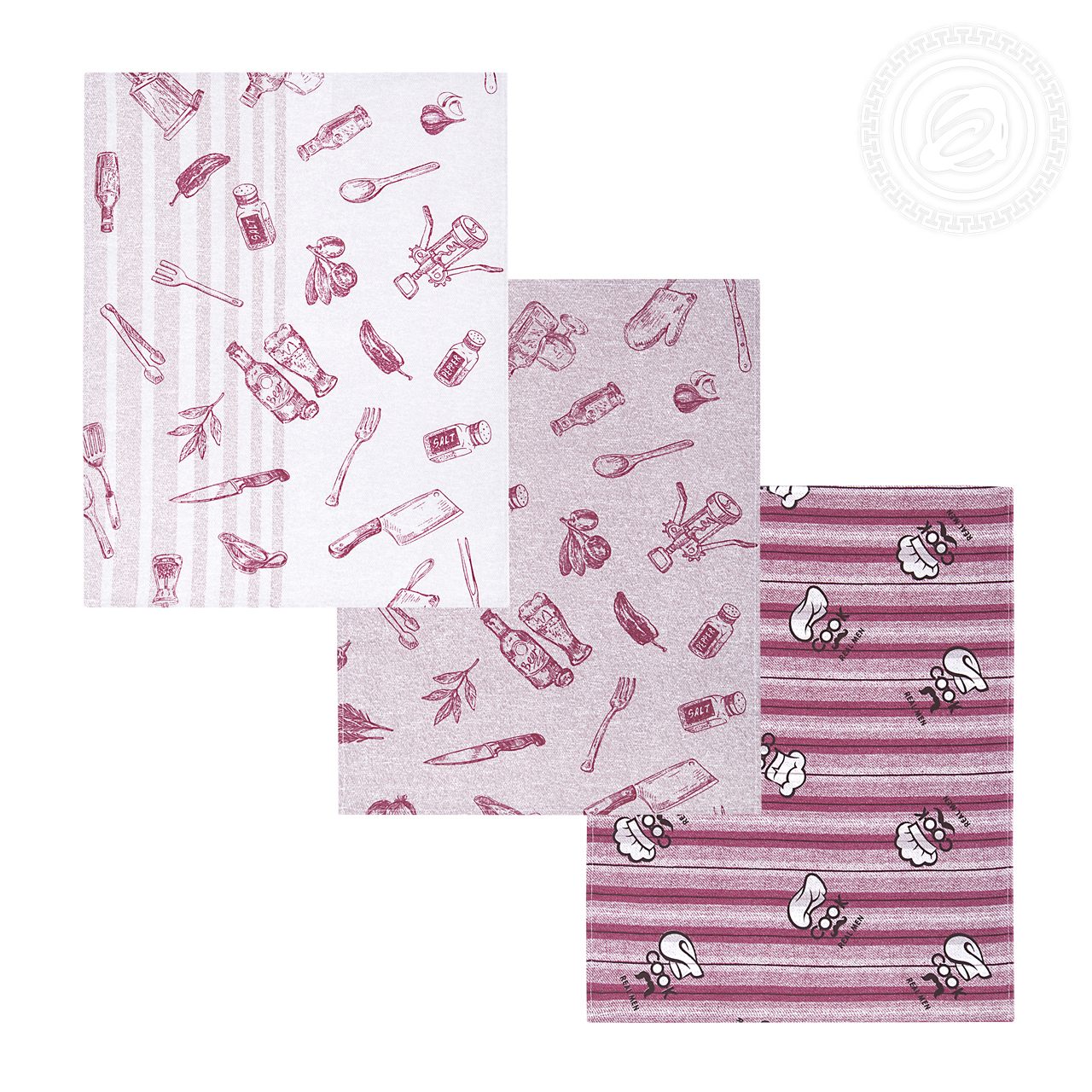 Набор из 3 кухонных полотенец iv59239 (45х60)