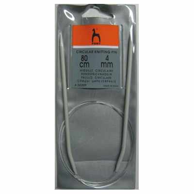 50209 Спицы круговые 4,00 мм/ 80 см, алюминий