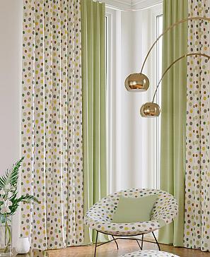 Комплект штор ТомДом Претис (зеленый)