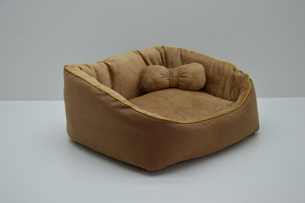 Лежанка для собак и котов Замш №1 300х370х220 Собственное производство (М370)