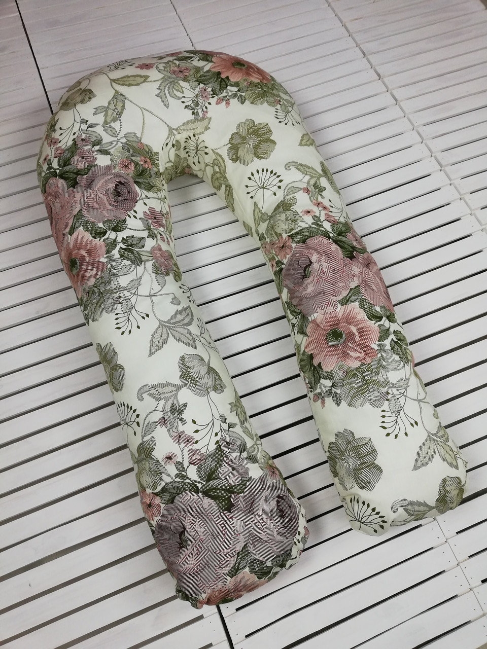 U-образная подушка подкова обнимашка для беременных Esen Королевский сад XXXXL 160x60 см (107 022 XXXXL)