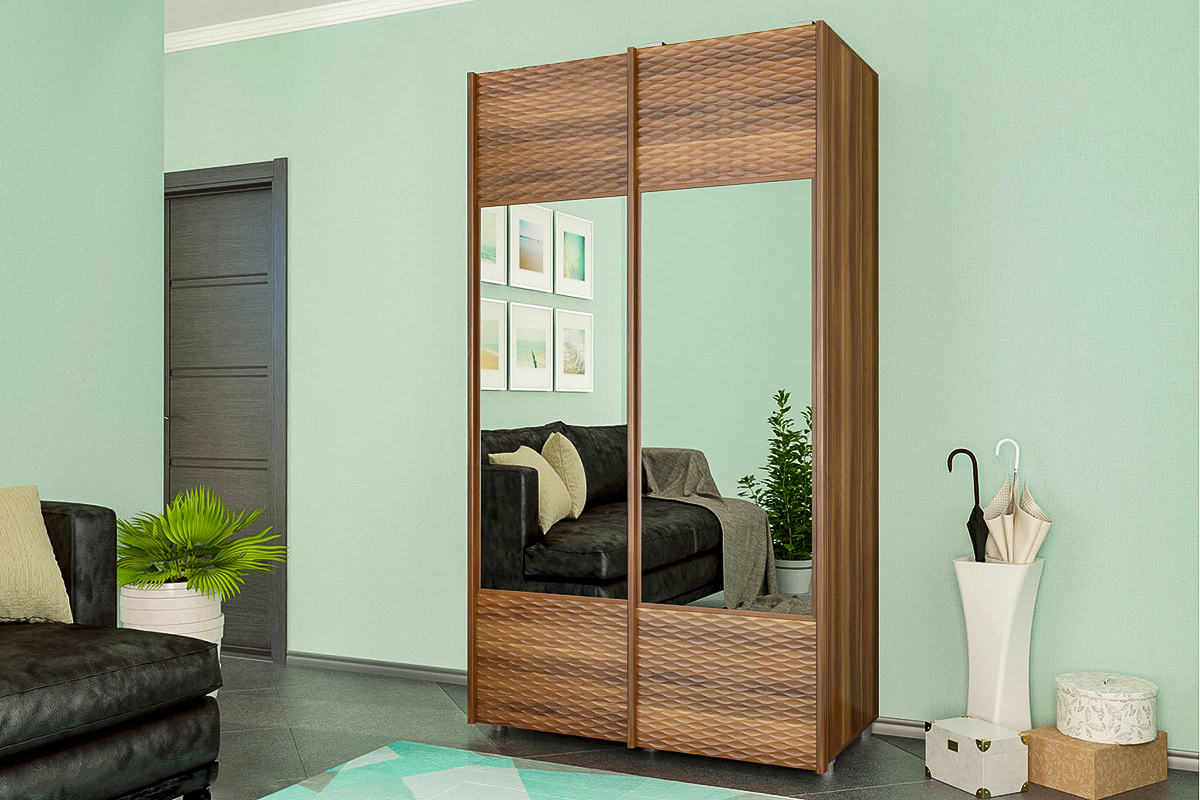 Шкафы купе Лером 217x120x65 см Слива Валлис (ler-3013)