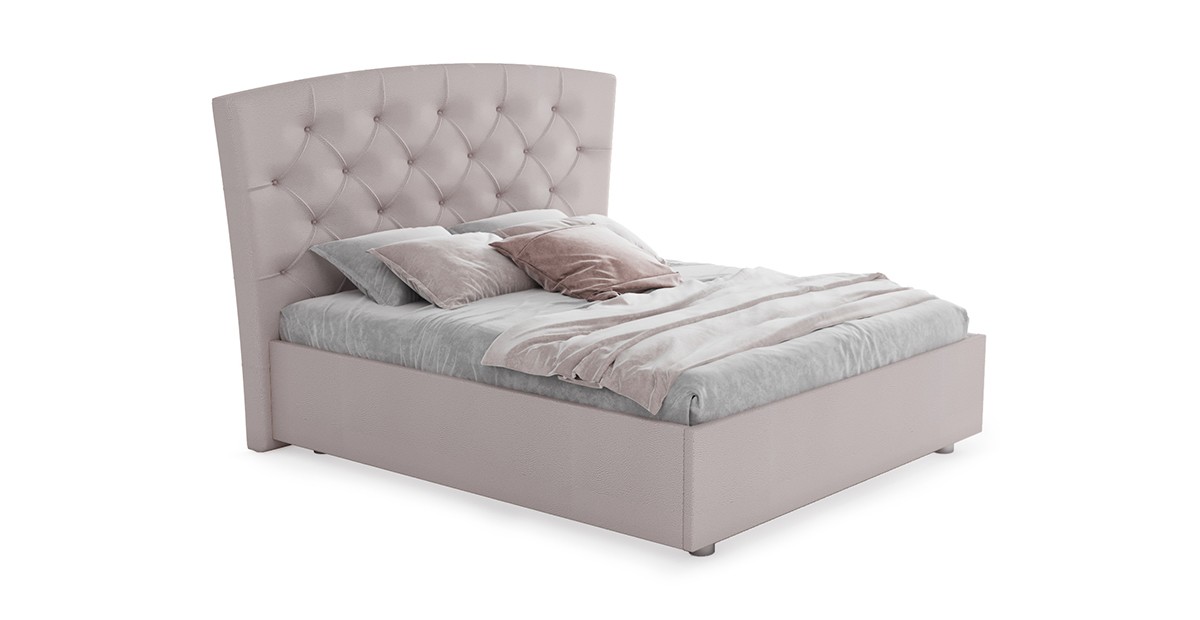Кровать Диана Н 140 x 200 с подъемным механизмом Розовый