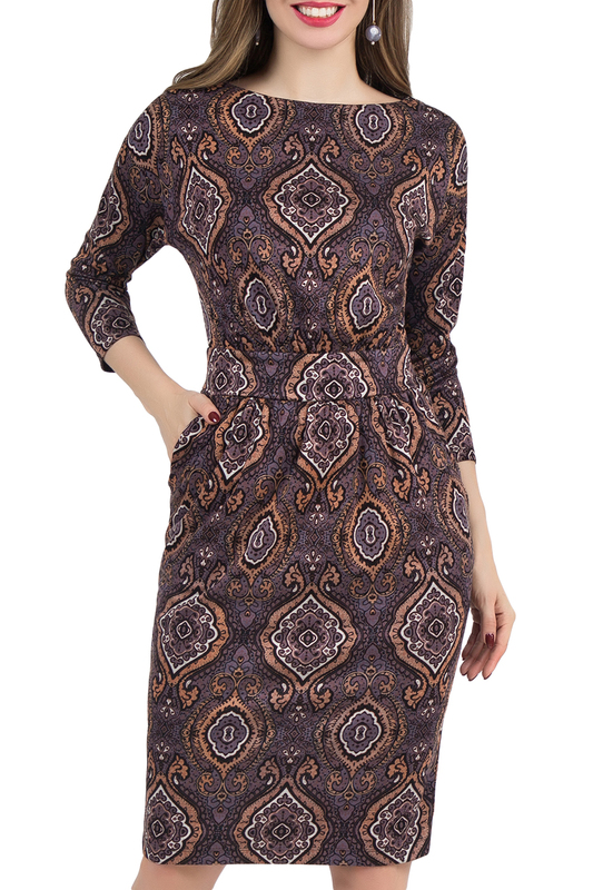 Платье OLIVEGREY PL000051Z(DILARA)ЛИЛОВЫЙ