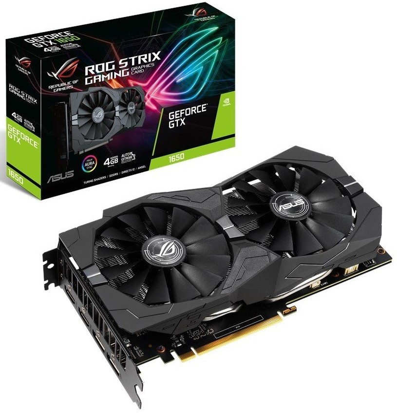 Видеокарта Asus GTX 1650 4096Mb (ROG-STRIX-GTX1650-A4G-GAMING)