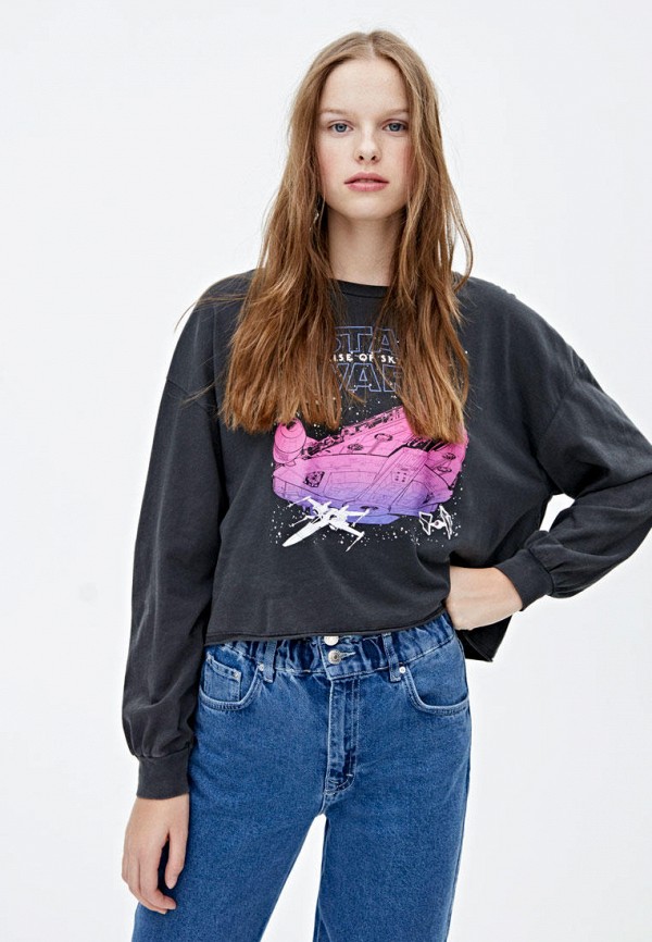 Лонгслив Pull&Bear Pull&Bear IX001XW00GDD