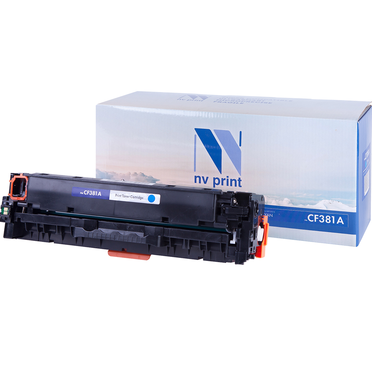 Картридж NV Print CF381A Cyan для Нewlett-Packard  CLJ Pro MFP M476 (2700 k)