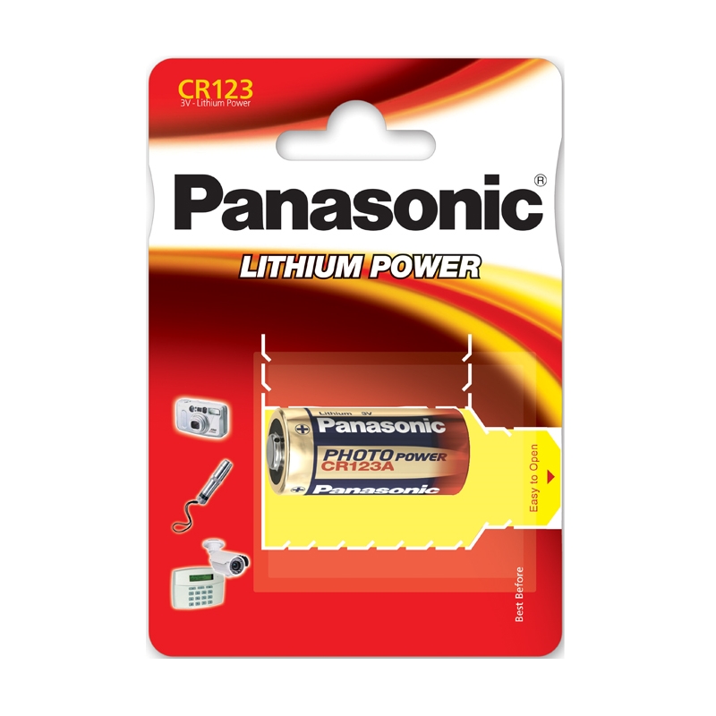 Батарейка Panasonic Lithium Power CR123A