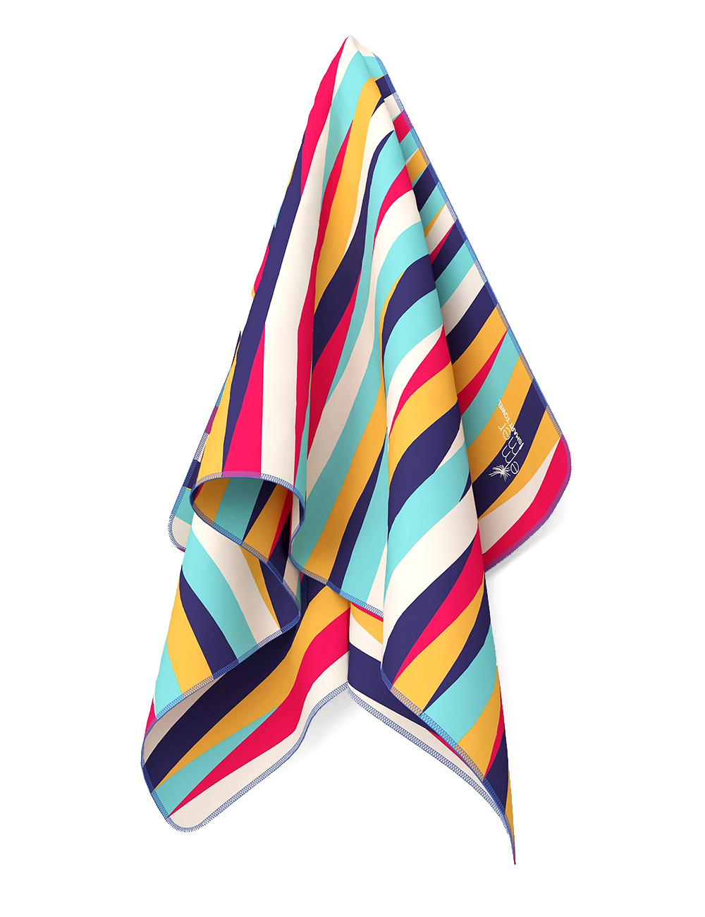 Полотенце из микрофибры EMMER для пляжа отдыха бассейна Stripes размер M, 70х140 см