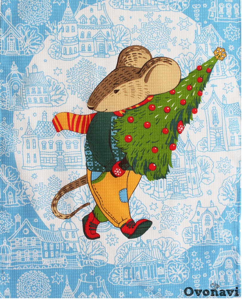 Полотенце кухонное Ovonavi-1567 (45х60)